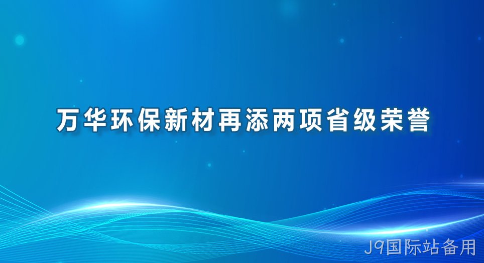 替换词环保新材再添两项省级荣誉